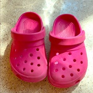 Pink Crocs